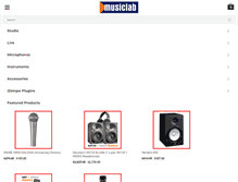 Tablet Screenshot of musiclab.com.au